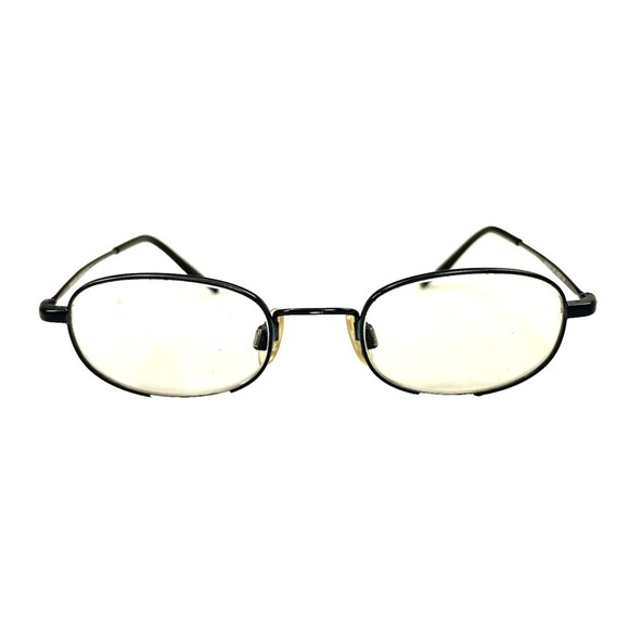 Brooks Brothers Frames Eyeglasses Oval Metal Black 3003 Hippie Y2K 43-18-130 - Picture 10 of 15